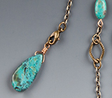  Split Personality Turquoise Necklace