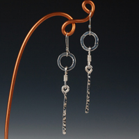Articulated-Sterling-Silver Earrings
