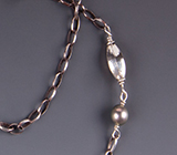  Silver Clay Mosaic Pendant