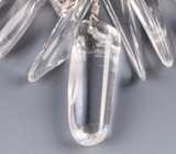 Crystal Quartz Icicle Necklace
